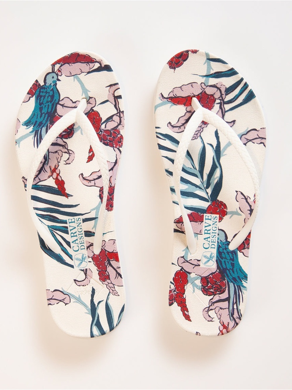 Carve Designs’ Becca by Freewater Flip Flop- Botanical